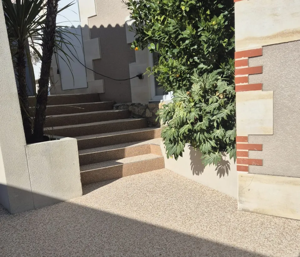 Accès piétons résidence